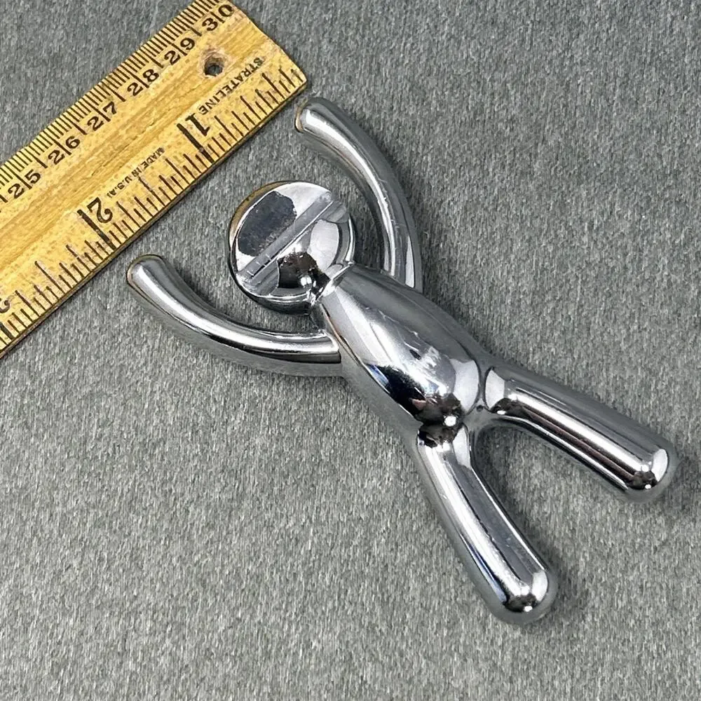 Umbra Buddy Chrome Bottle Opener Heavy Metal Meccha Chameleon Figure Barware
